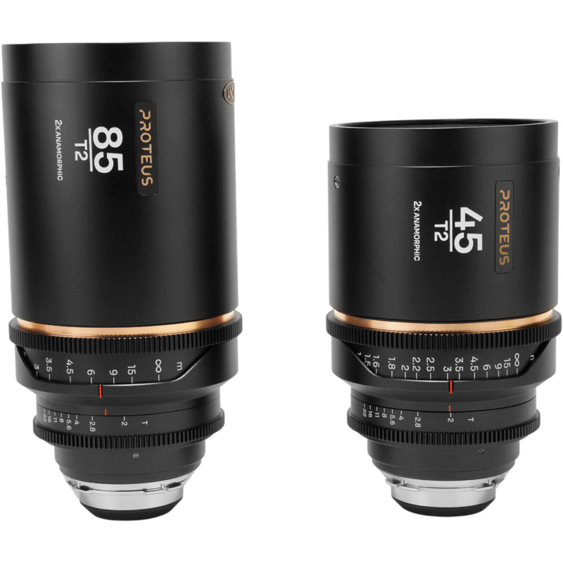 Proteus 2X Anam. 2-Lens (45mm, 85mm) – Amber (METER) – PL+EF