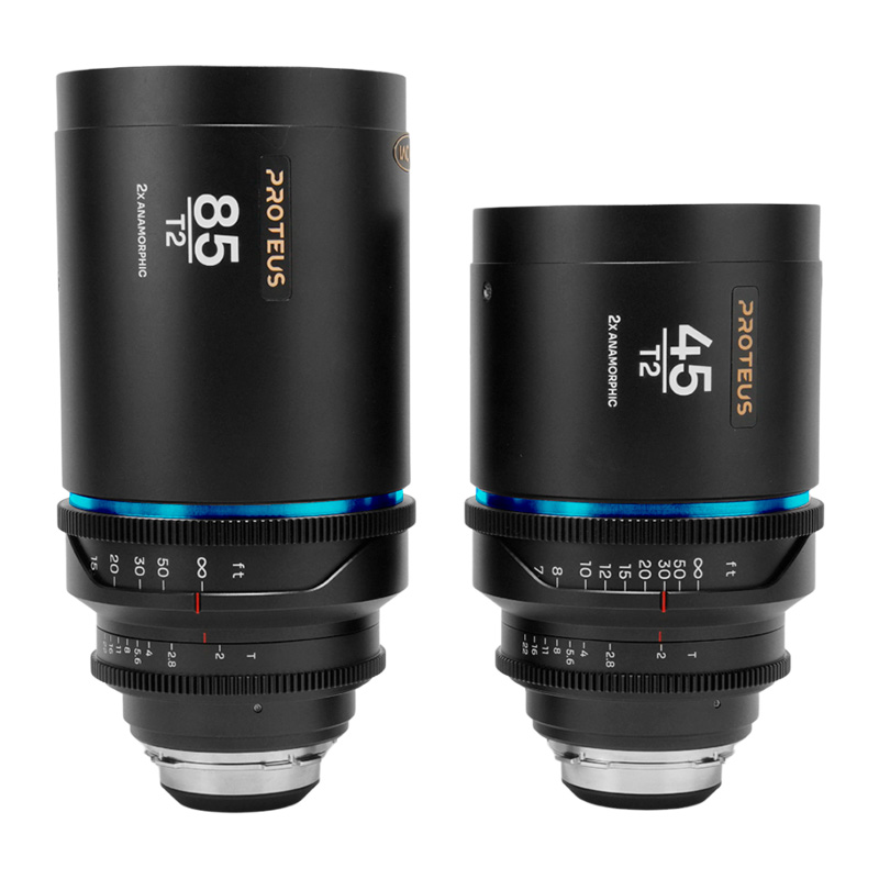 Proteus 2X Anam. 2-Lens (45mm, 85mm) – Blue (FEET) – PL+EF