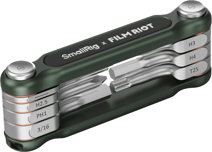 4812 x FILM RIOT 7-in-1 Detent Folding Multi-Tool Kit (Green)