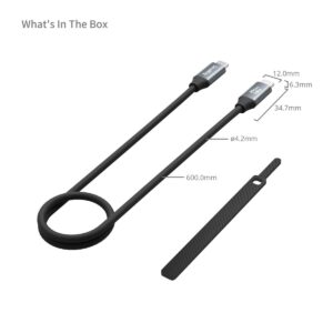 4789 USB-C (Straight) to USB-C (Straight) Data Cable (60cm)