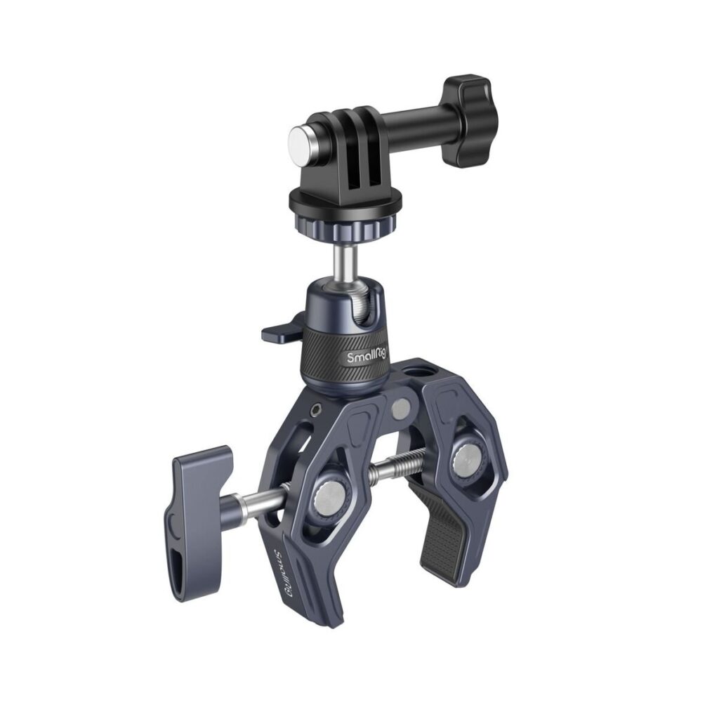 4102B Super Clamp with 360° Ball Head Mount for Action Cameras
