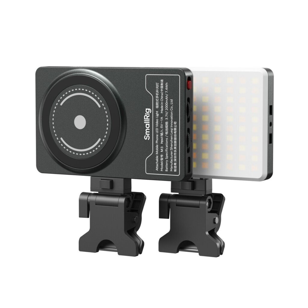 5505 M3 Attachable Mobile Phone LED Video Light (Ink Blue)