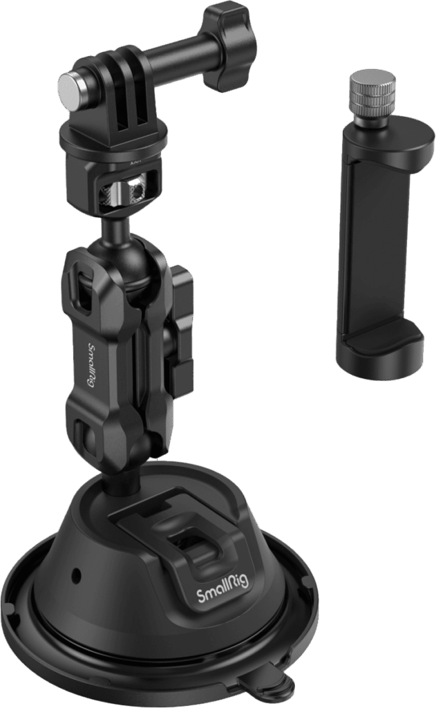 4275 Portable Suction Cup Mount Support Kit for Action Cameras/Mobile Phones