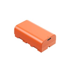 4971 NP-F550 USB-C Rechargeable Camera Battery Orange