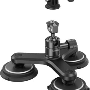 4468 Triple Magnetic Suction Cup Mounting Support Kit for Action Cameras