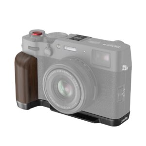 4805 Wooden L-Shape Grip for FUJIFILM X100VI / X100V (Black)