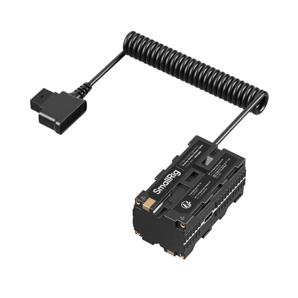 4884 D-Tap to Dual-Sided NP-F Dummy Battery Power Cable