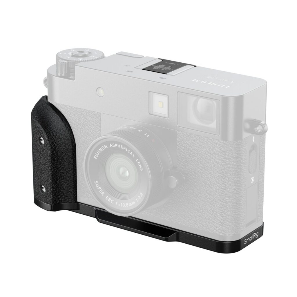 5332 L-Shaped Mount Plate with Silicone Handle for FUJIFILM X half (Black)