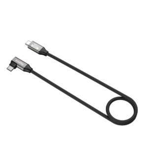 5076 USB-C Data Cable (Straight to Angled) 60cm – 40Gbps + 240W + 8K