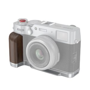 4804 Wooden L-Shape Grip for FUJIFILM X100VI / X100V (Silver)