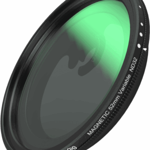 4386B Magease Magnetic VND Filter Kit ND2-ND32 (1-5 Stop) with M-mount Filter Adapter 52mm