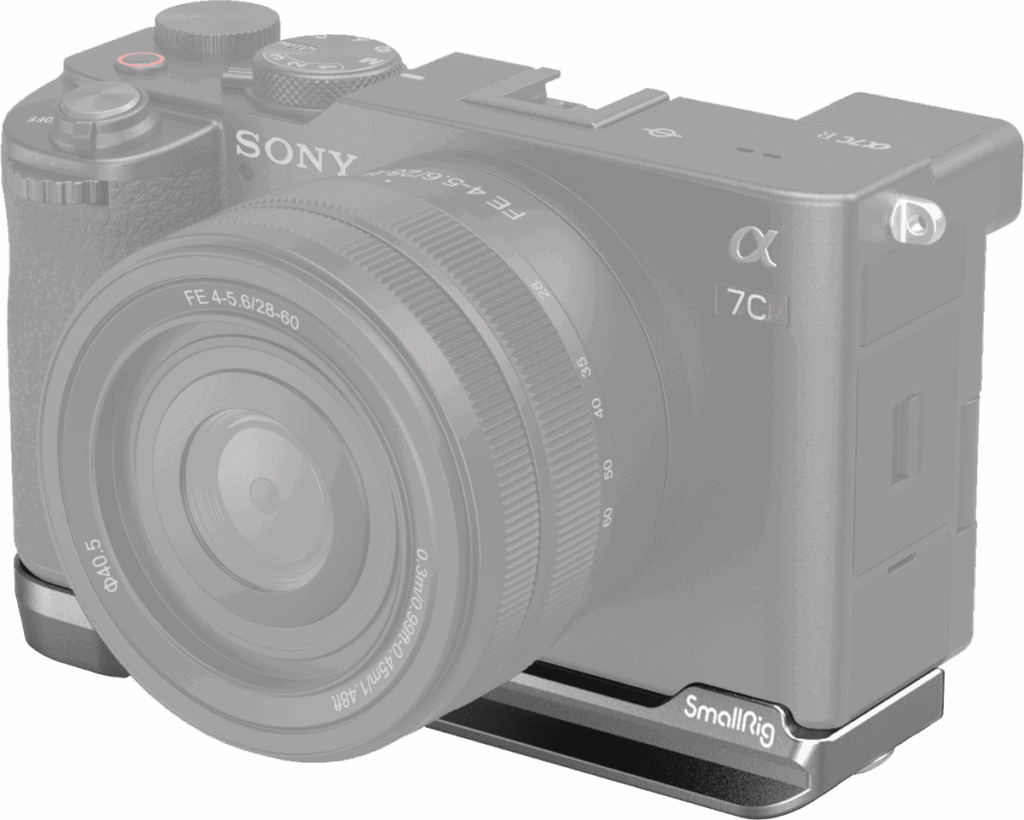 4439 Silver Bottom Mount Plate for Sony Alpha 7C II / Alpha 7CR