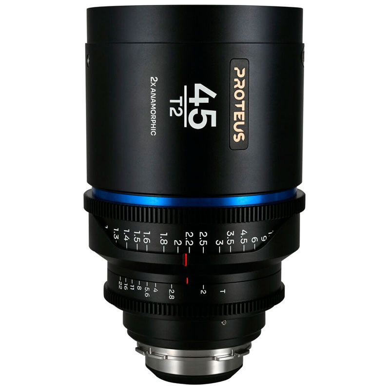 Proteus 2X Anamorphic 45mm T2 – Blue (Feet) – PL+EF
