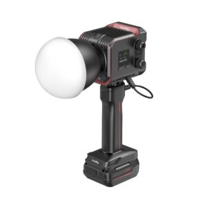 4897 RC 100B COB LED Video Light Kit (with Battery Grip Handle)