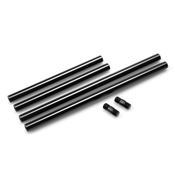 1659 15mm with M12 Thread Black Aluminum Alloy Rods Combination