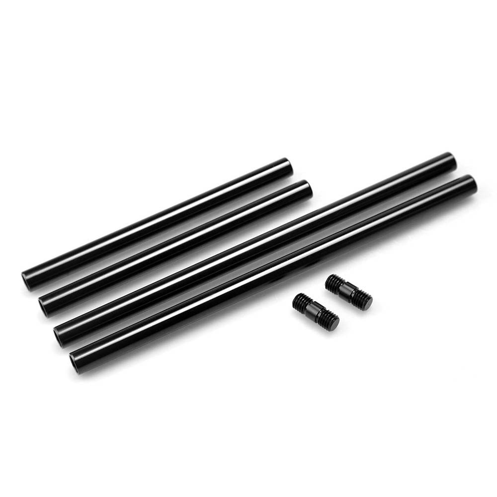 1659 15mm with M12 Thread Black Aluminum Alloy Rods Combination