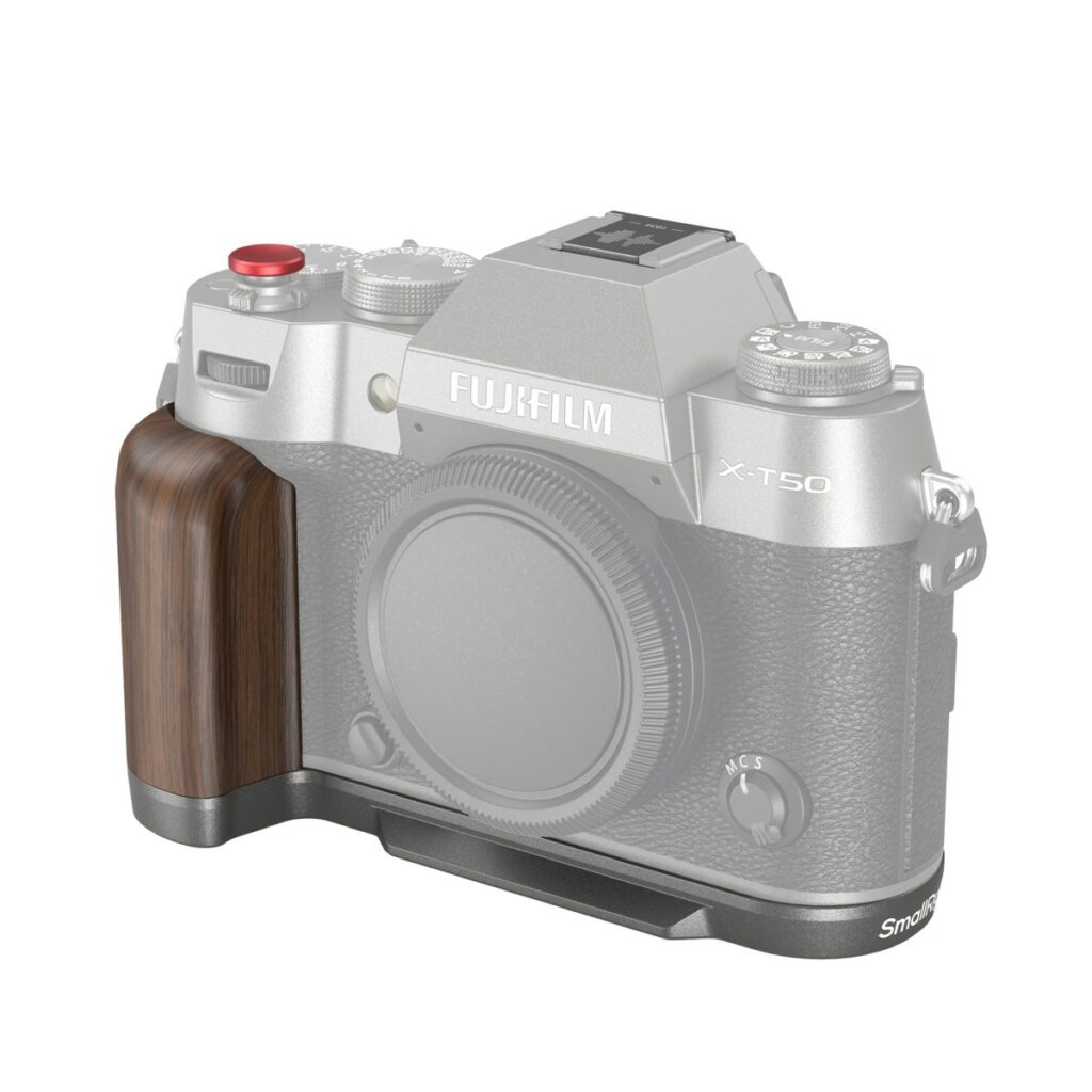 4736 Wooden L-Shape Grip for Fujifilm X-T50 Charcoal Silver