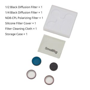 5789 1/2 Black Diffusion & 1/4 Black Diffusion & ND8-CPL Polarizing Filter Kit for DJI Osmo Nano