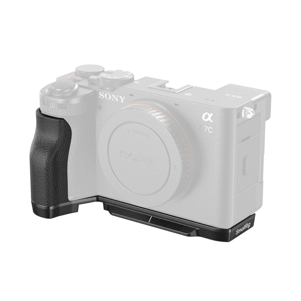 4797 L-Shape Mount Plate with Silicone Handle for Sony Alpha 7C II / Alpha 7CR