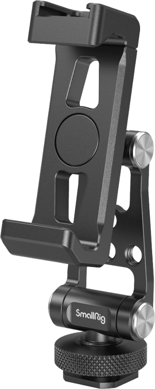 4382 Metal Phone Holder with Cold Shoe Mount