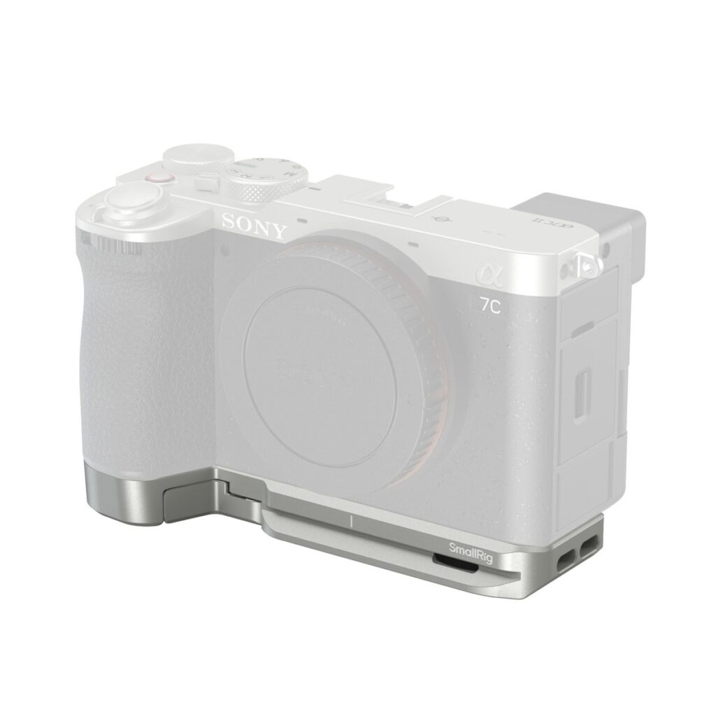 5482 Baseplate with Airtag Slot for Sony Alpha 7C II / Alpha 7CR (Silver)