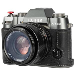 4709 Leather Half Case Kit for Fujifilm X-T50 Black