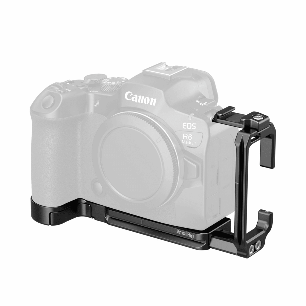 5962 L-Shaped Mount Plate with AirTag Slot for Canon EOS R6 Mark III / R6 Mark II / R5 Mark II
