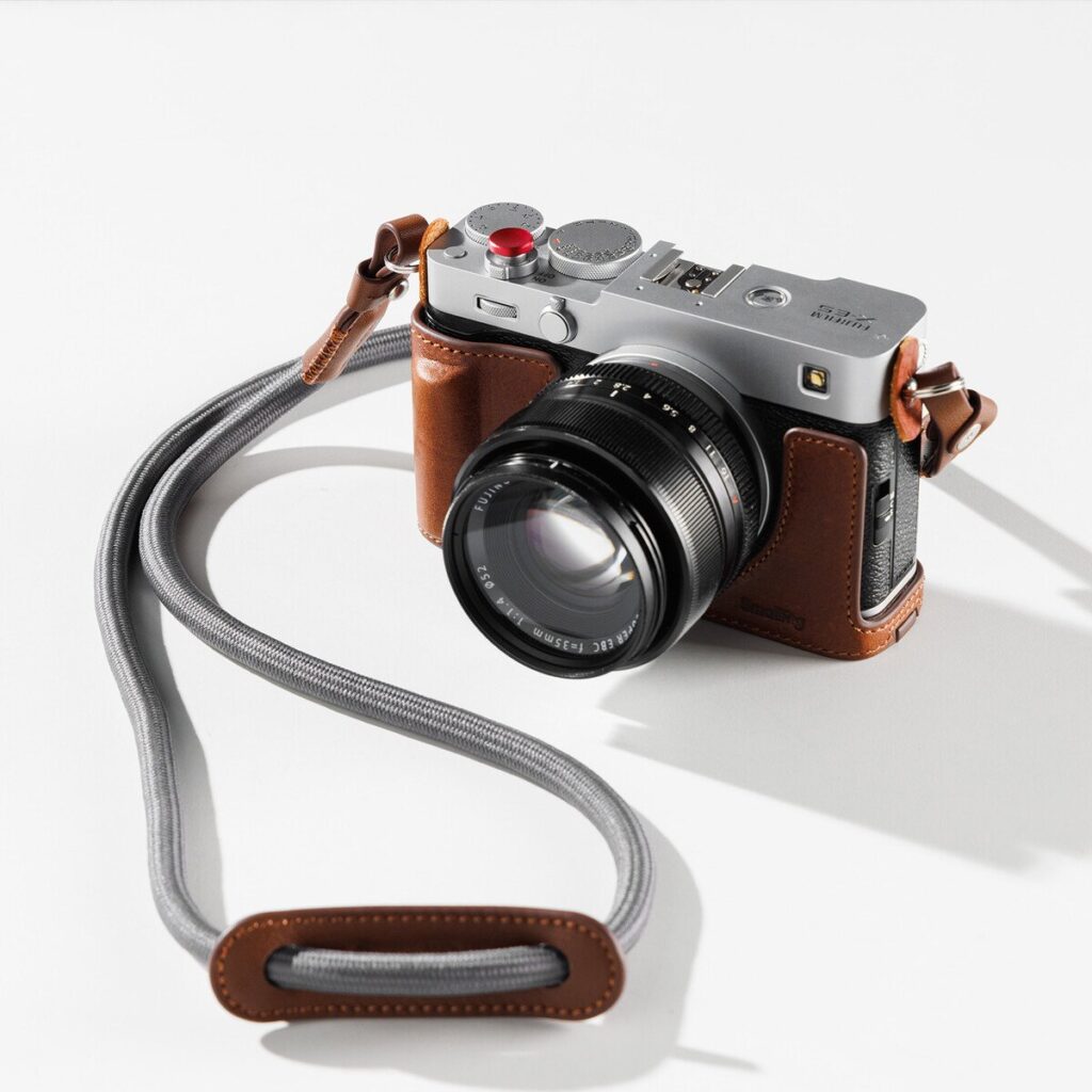 5449 Camera Leather Case Kit for FUJIFILM X-E5 (Brown)