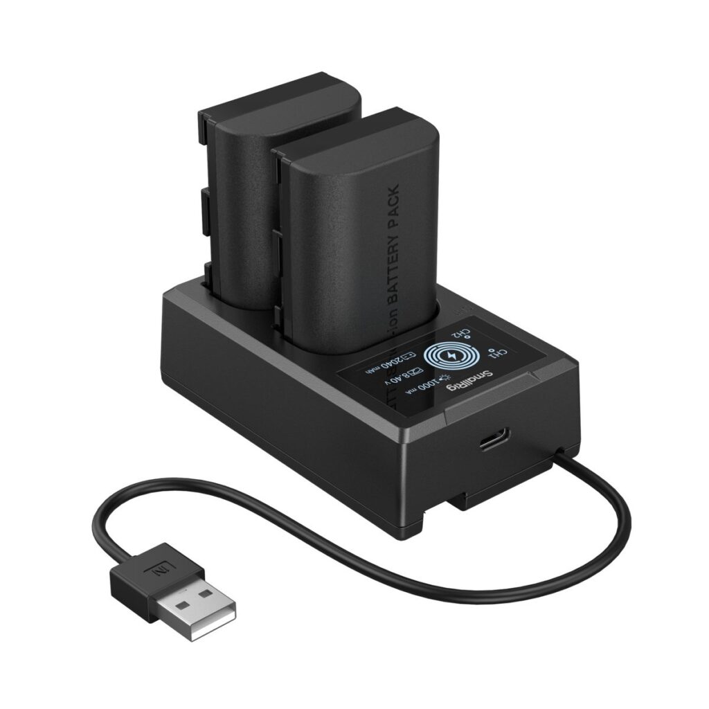 5409 Camera Battery and Charger Kit for Canon LP-E6P