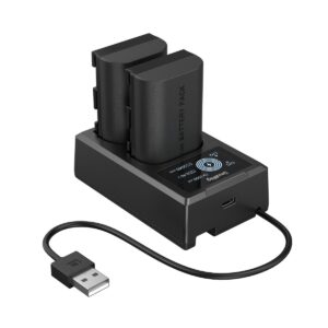 5409 Camera Battery and Charger Kit for Canon LP-E6P
