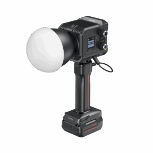 5383 RC 100C COB LED Video Light Kit (Ink Blue / With Battery Grip Handle)