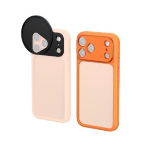 5792 FilMov Lightweight Photography Bumper Case for iPhone 17 Pro (Orange)