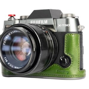 4711 Leather Half Case Kit for Fujifilm X-T50 Green
