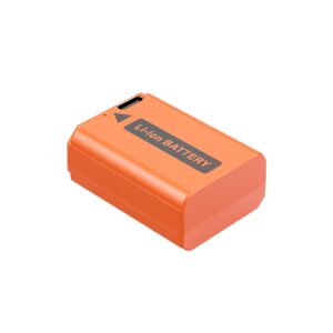 4965 NP-FW50 USB-C Rechargeable Camera Battery Orange