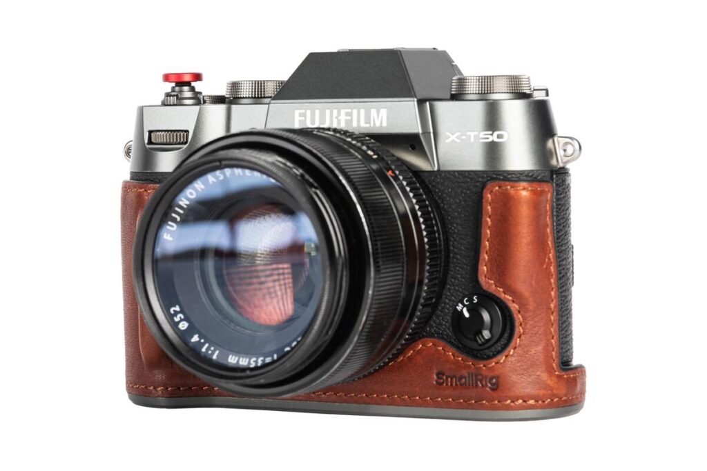 4710 Leather Half Case Kit for Fujifilm X-T50 Brown