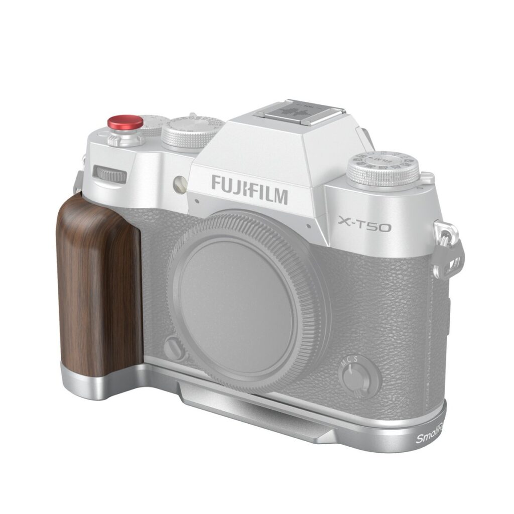 4735 Wooden L-Shape Grip for Fujifilm X-T50 Silver