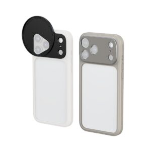 5794 FilMov Lightweight Photography Bumper Case for iPhone 17 Pro Max (Gray)