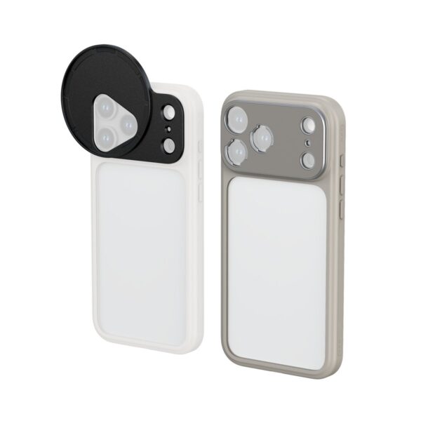 5794 FilMov Lightweight Photography Bumper Case for iPhone 17 Pro Max (Gray)