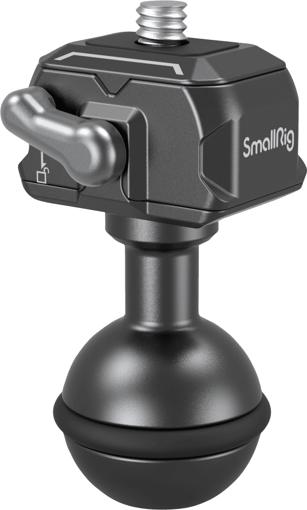 3600 Drop-in HawkLock mini Quick Release 1/4”-20 Ball Head