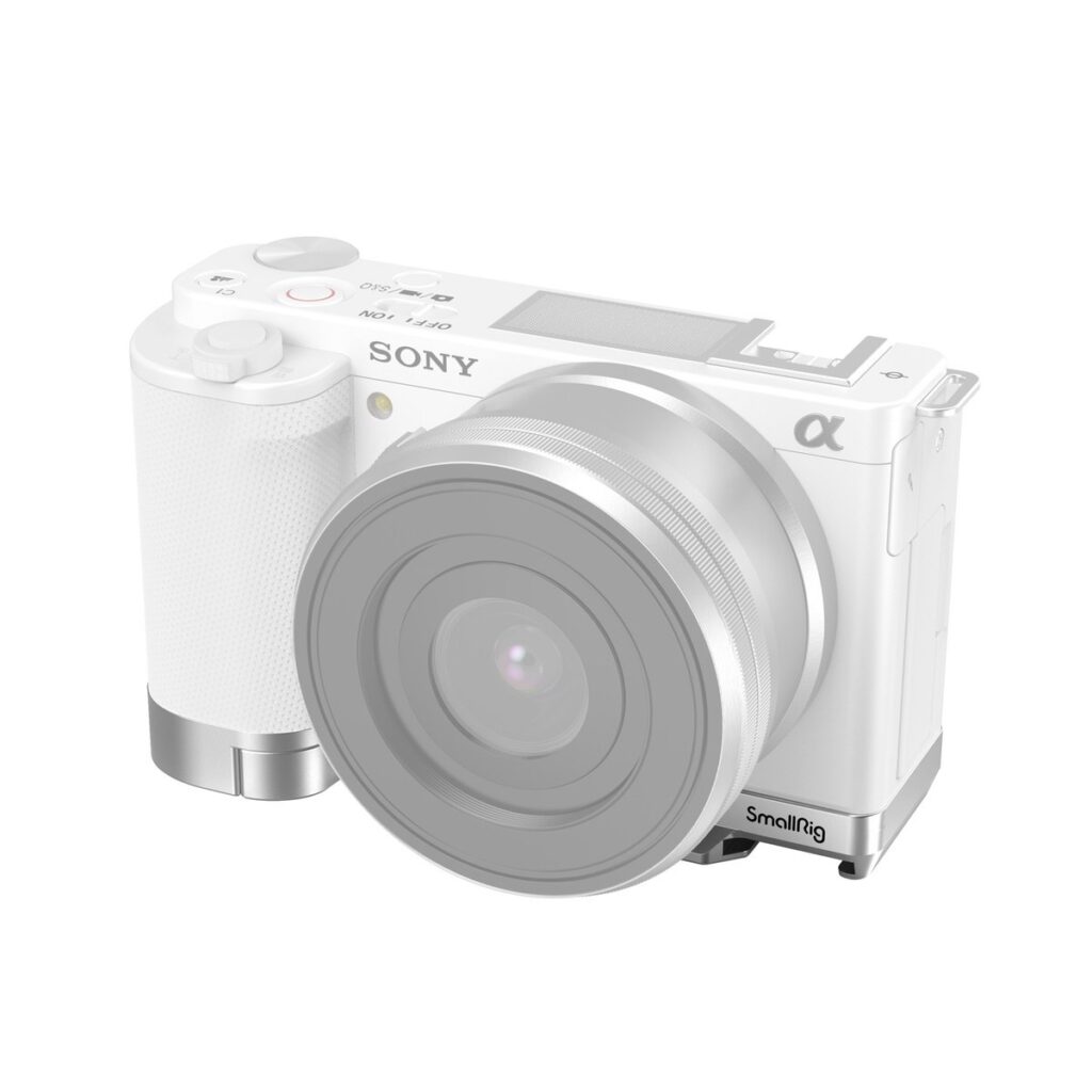 3524 Extension Grip for Sony ZV-E10 (Silver)