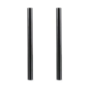1051 15mm Black Aluminum Alloy Rod(M12-20cm) 8″ (2-Pack)