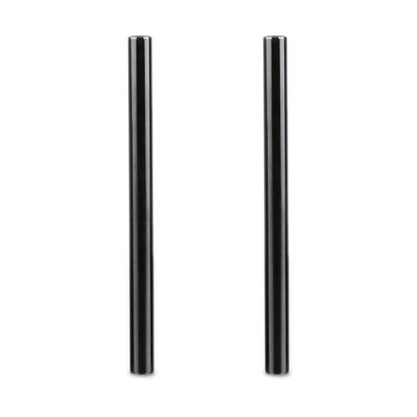 1051 15mm Black Aluminum Alloy Rod(M12-20cm) 8″ (2-Pack)