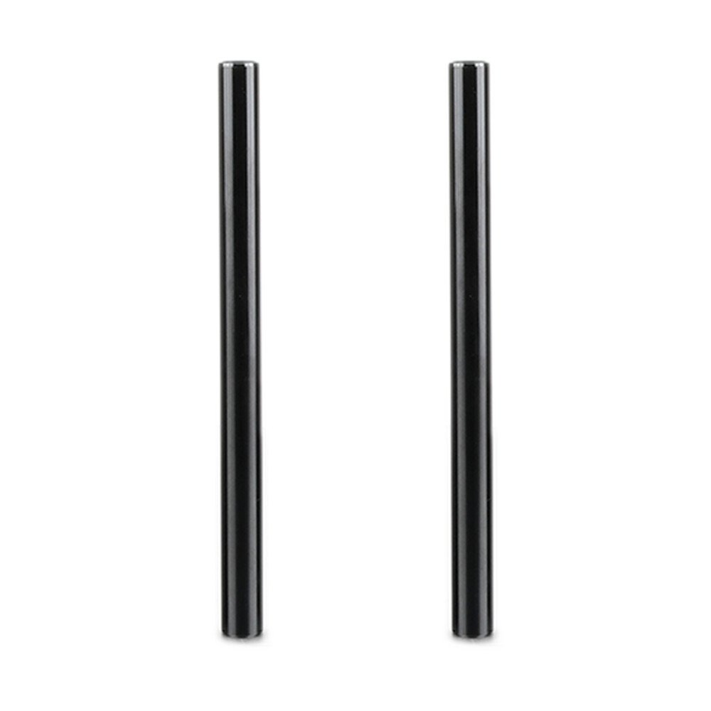 1051 15mm Black Aluminum Alloy Rod(M12-20cm) 8″ (2-Pack)