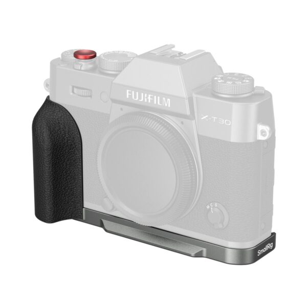 5665 L-Shaped Mount Plate with Silicone Handle FUJIFILM X-T30 / X-T30 II / X-T30 III (Charcoal Silv)