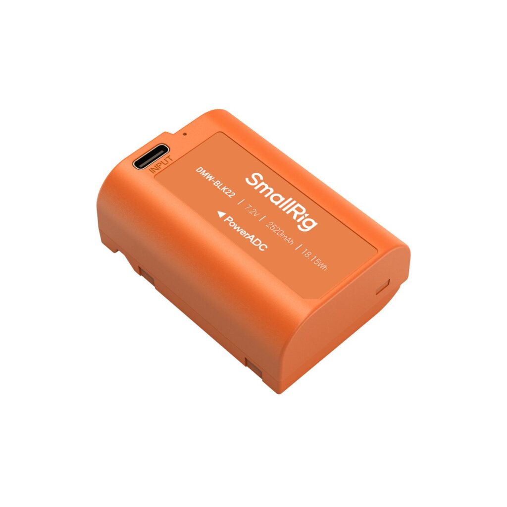 4979 DMW-BLK22 USB-C Rechargeable Camera Battery (Orange)