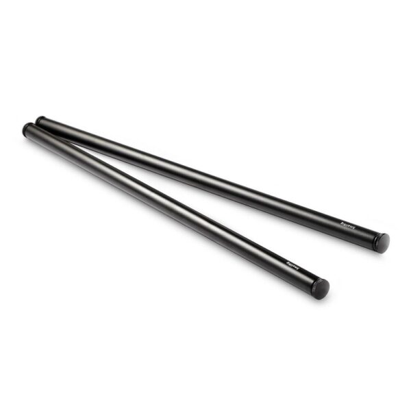 1054 15mm Black Aluminum Alloy Rod (M12-40cm) 16″ (2-Pack)