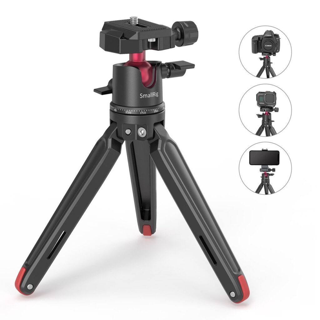 BUT2664 Tabletop Mini Tripod with Panoramic Ball Head