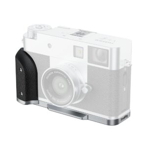 5216 L-Shaped Mount Plate with Silicone Handle for FUJIFILM X half (Silver)