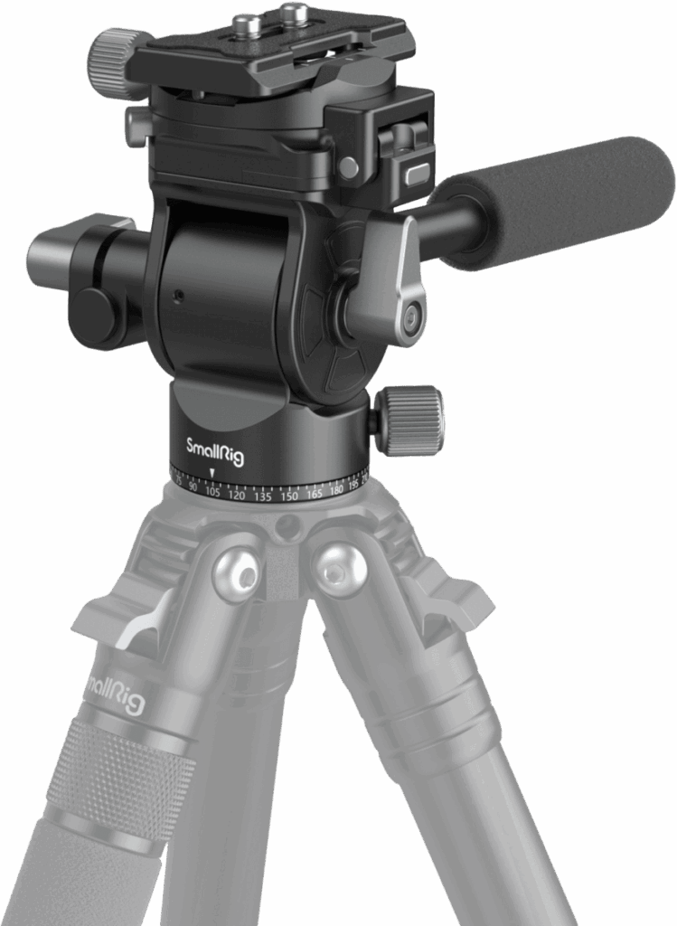 4104 Video Head with Mount Plate for Vertical Shooting