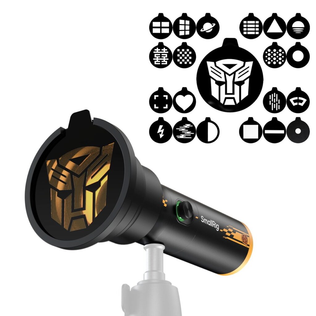 5512 RF 10C Portable Focusable LED Video Light (BumbleBee Edition)